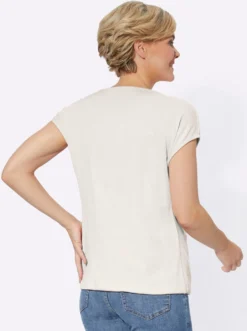 Blusenshirt mit elastischem Saum