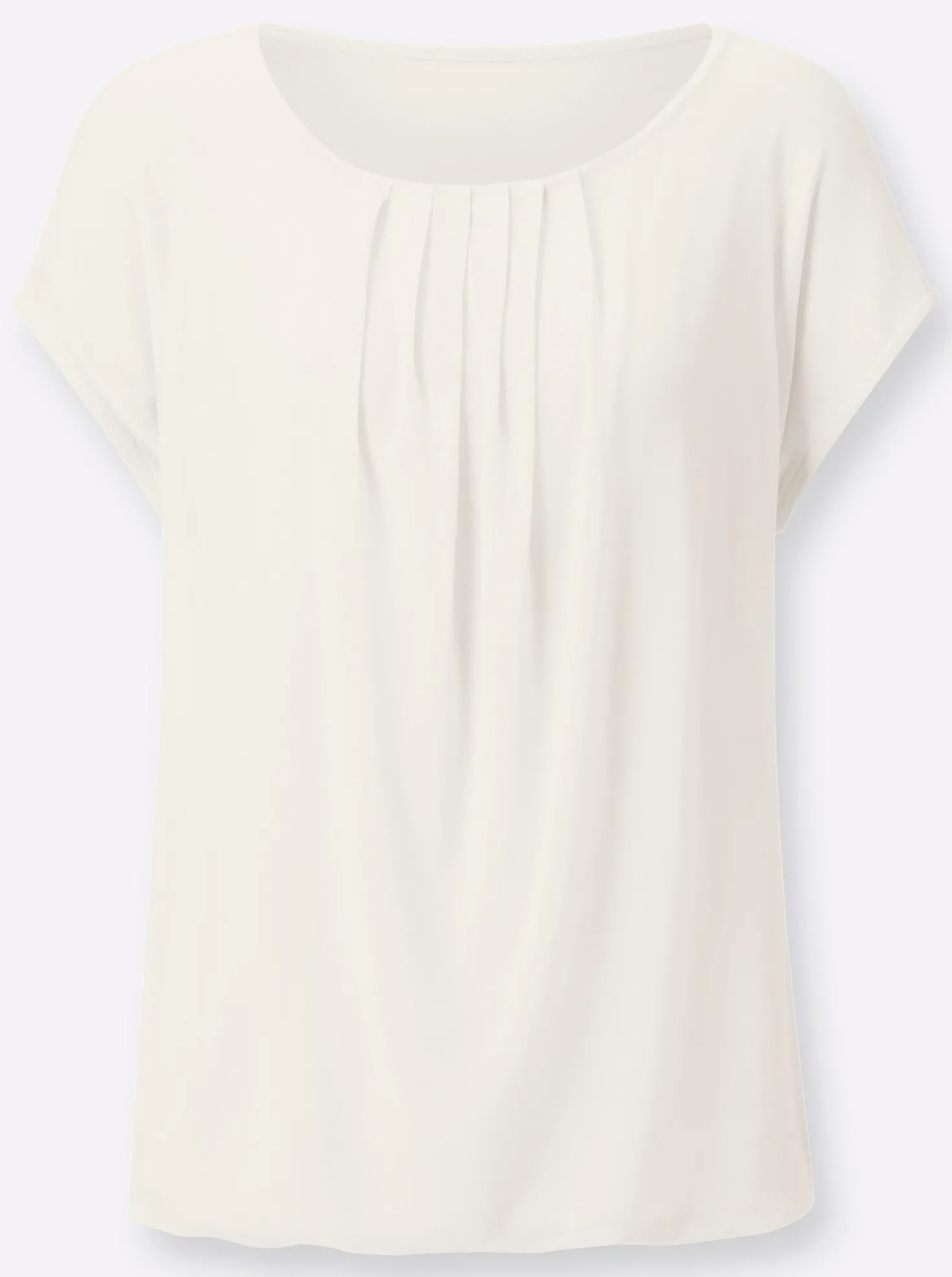 Blusenshirt mit elastischem Saum