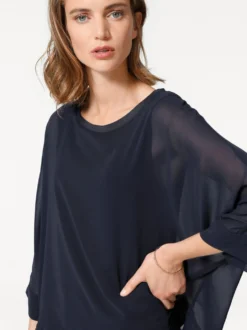 Blusenshirt mit Fledermausärmeln