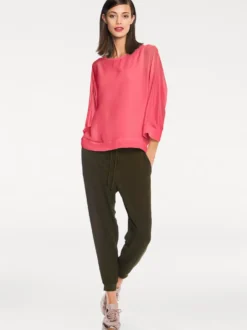Blusenshirt mit Fledermausärmeln