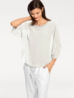 Blusenshirt mit Fledermausärmeln