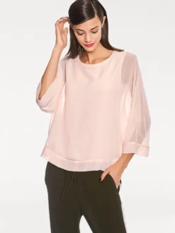 Blusenshirt mit Fledermausärmeln