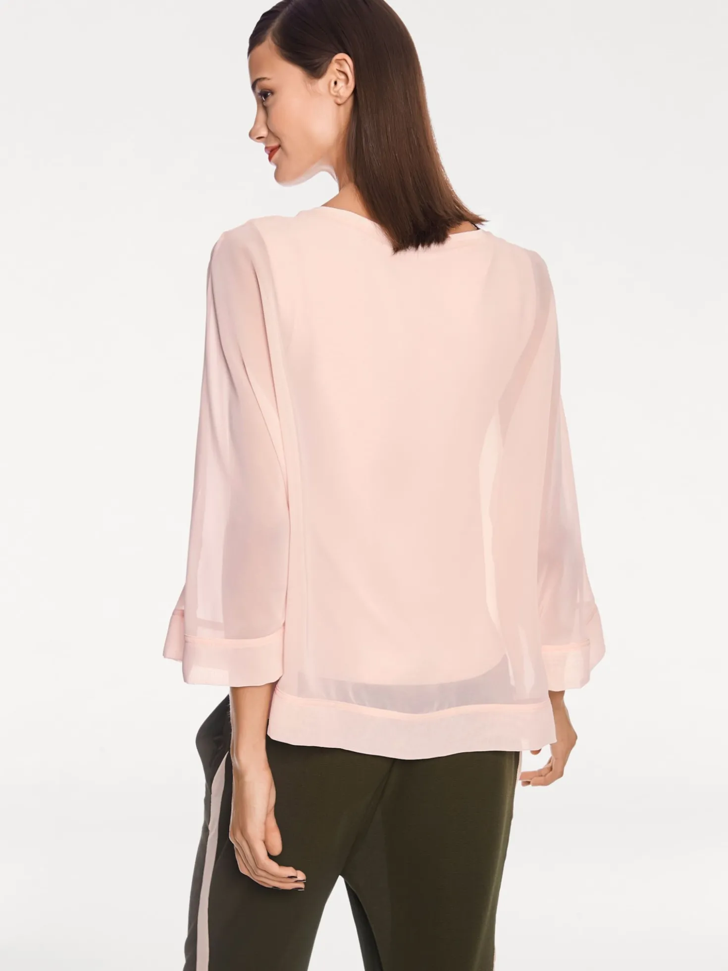 Blusenshirt mit Fledermausärmeln