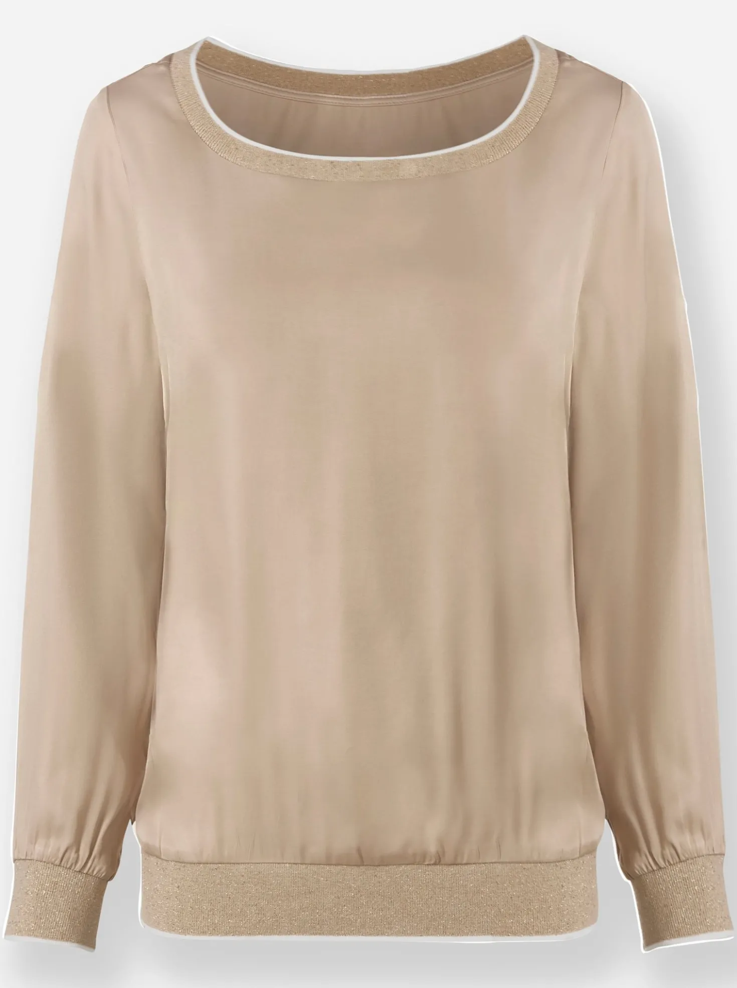 Blusenshirt mit Glanzgarnen