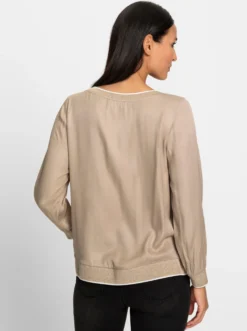 Blusenshirt mit Glanzgarnen
