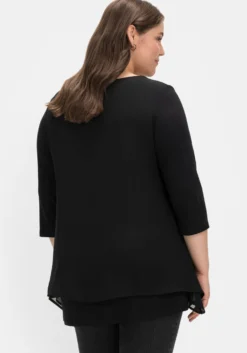 Blusenshirt mit Zipfelsaum