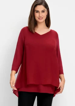 Blusenshirt mit Zipfelsaum