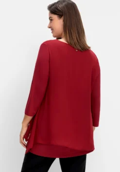 Blusenshirt mit Zipfelsaum