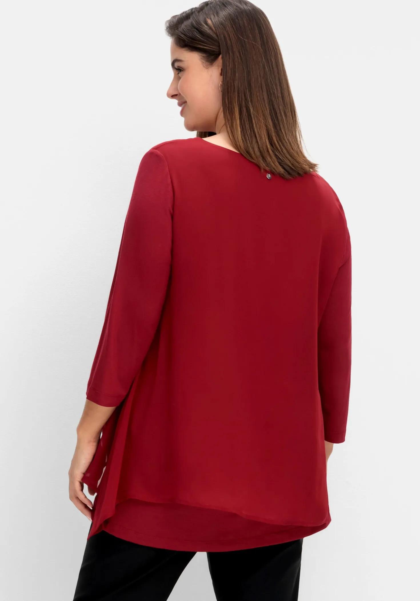 Blusenshirt mit Zipfelsaum