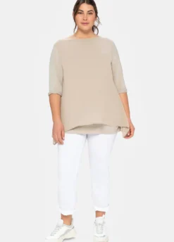 Blusenshirt mit Zipfelsaum