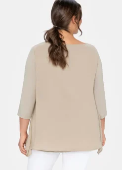 Blusenshirt mit Zipfelsaum