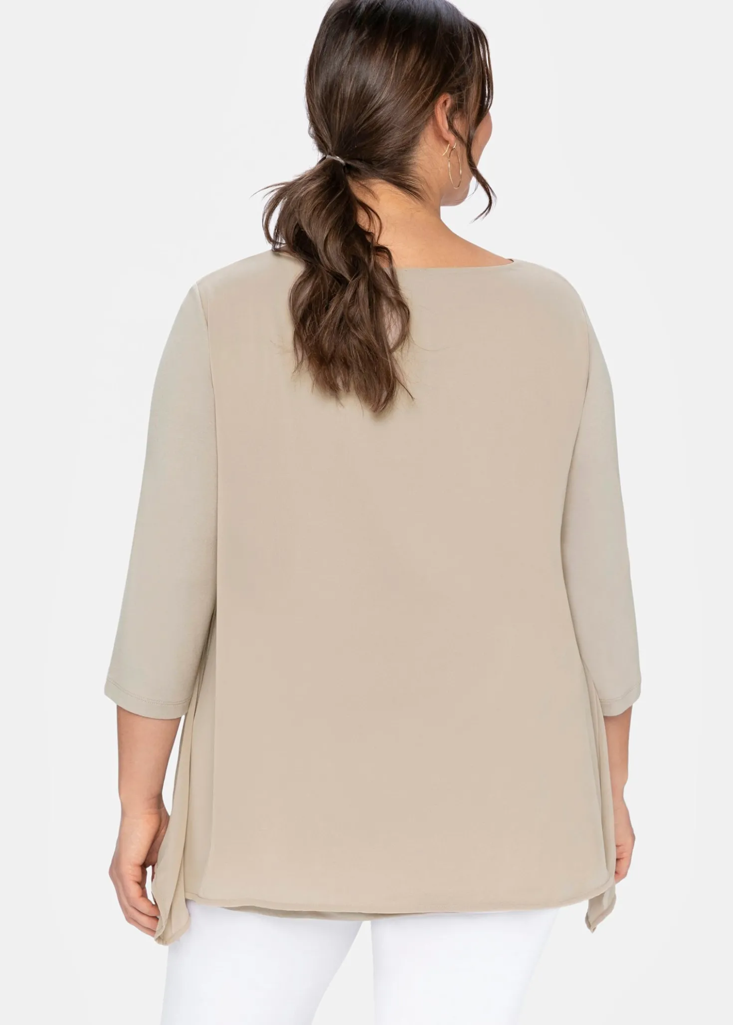 Blusenshirt mit Zipfelsaum