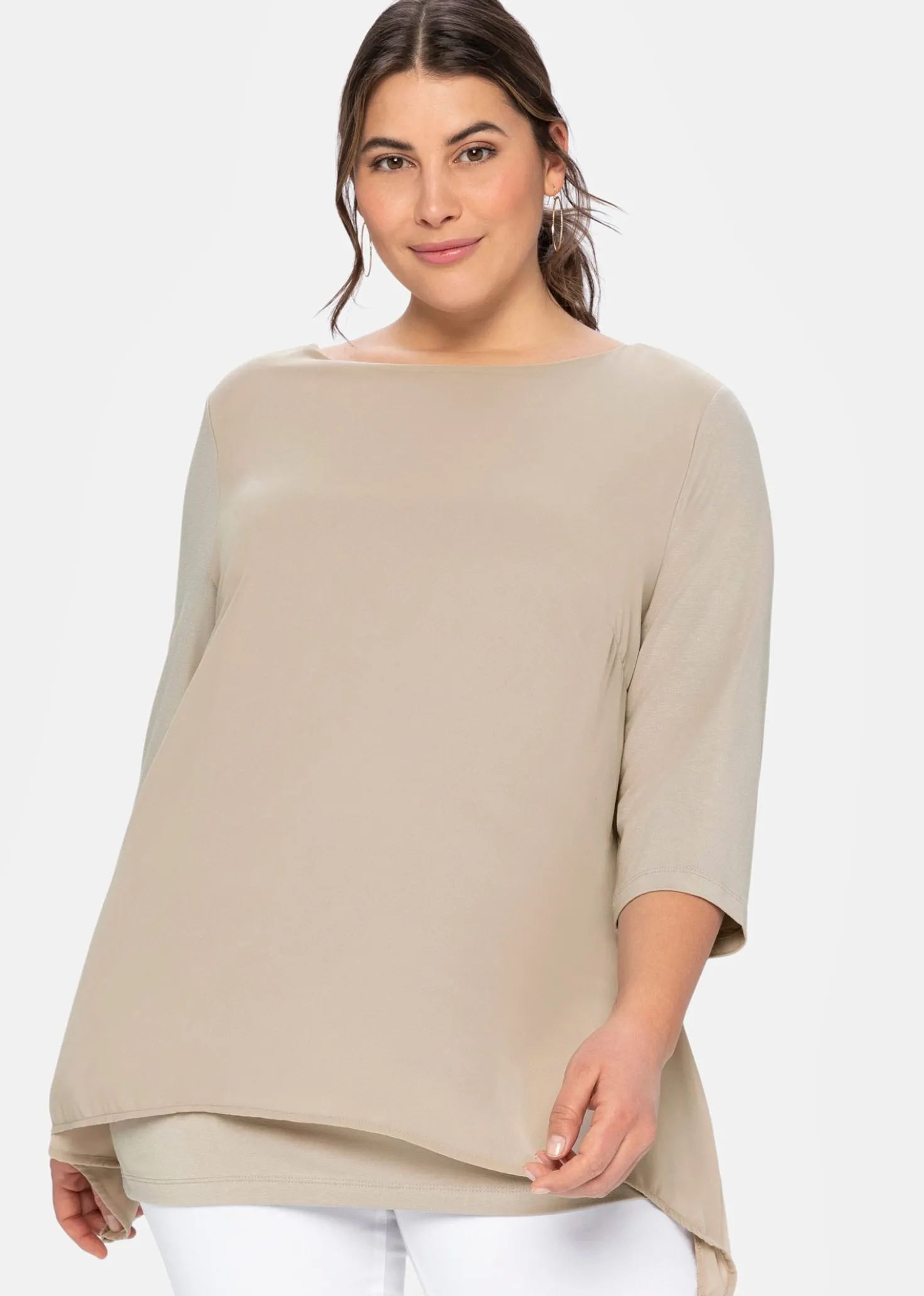 Blusenshirt mit Zipfelsaum