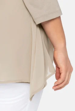 Blusenshirt mit Zipfelsaum