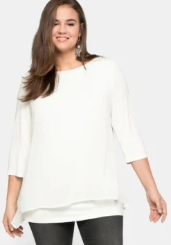 Blusenshirt mit Zipfelsaum