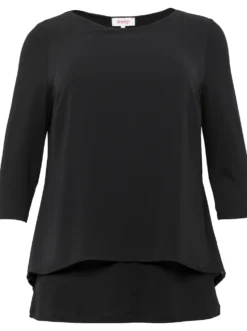 Blusenshirt mit Zipfelsaum
