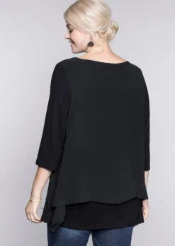 Blusenshirt mit Zipfelsaum