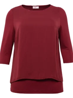 Blusenshirt mit Zipfelsaum
