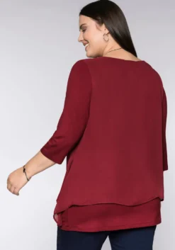 Blusenshirt mit Zipfelsaum