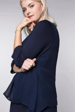 Blusenshirt mit Zipfelsaum