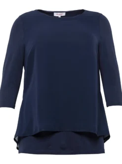 Blusenshirt mit Zipfelsaum
