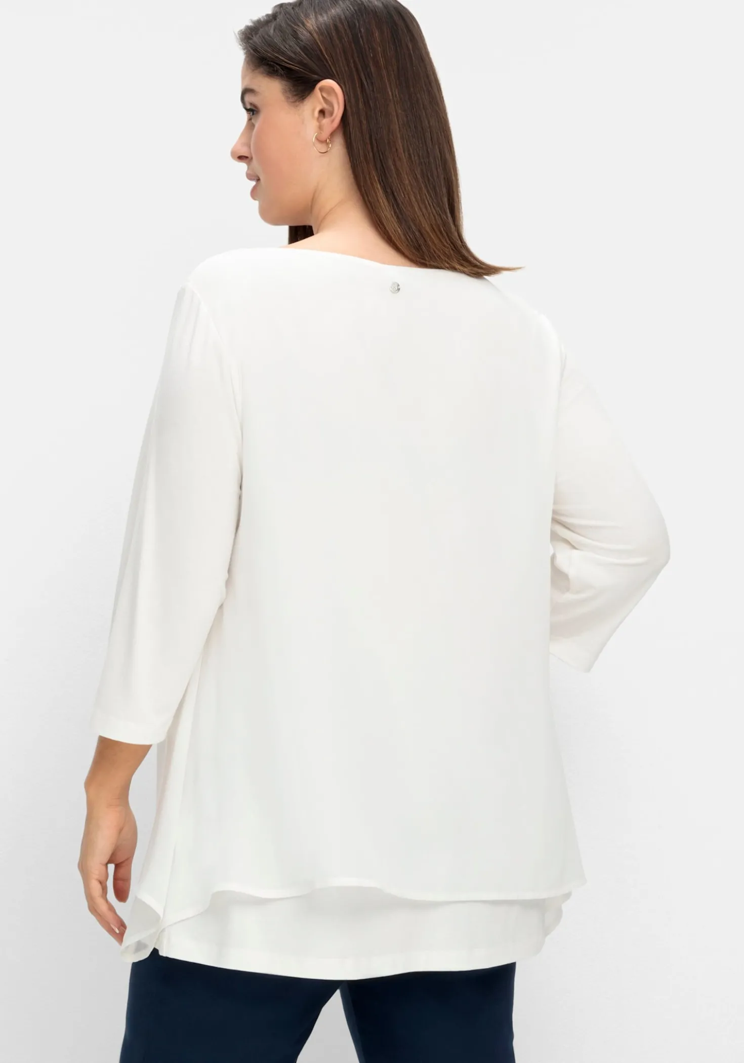 Blusenshirt mit Zipfelsaum