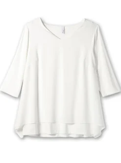Blusenshirt mit Zipfelsaum