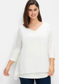 Blusenshirt mit Zipfelsaum