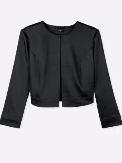 Bolerojacke im Blazer-Schnitt