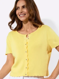Bolero mit Wellenkante