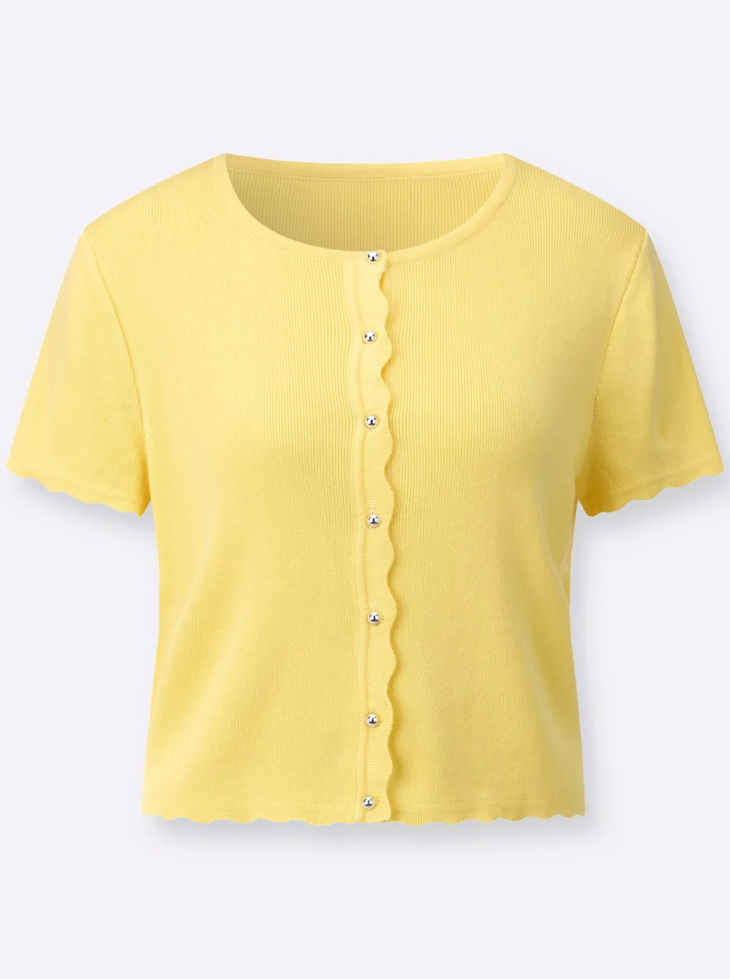Bolero mit Wellenkante