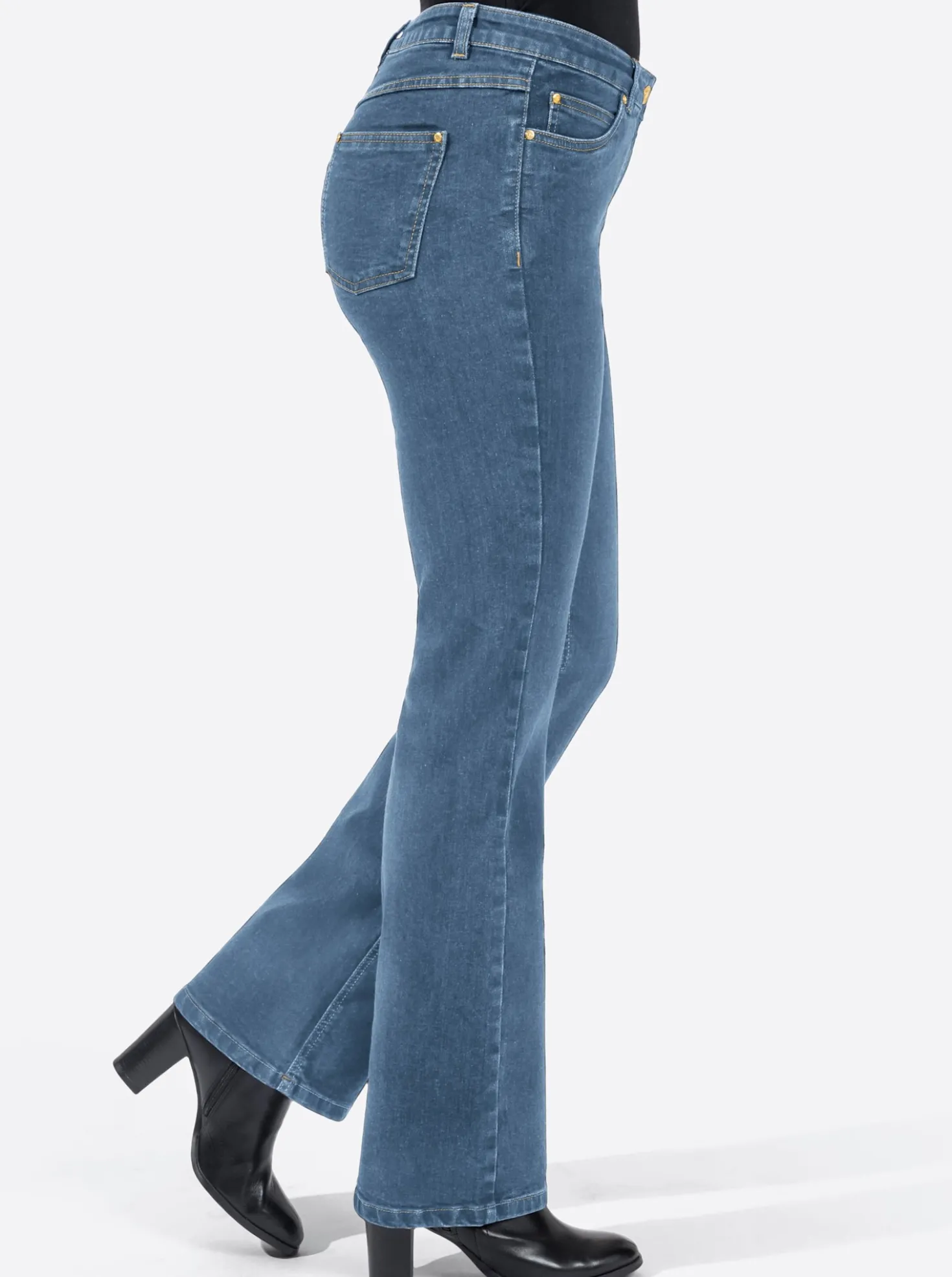 Bootcut-Jeans im 5-Pocket-Stil