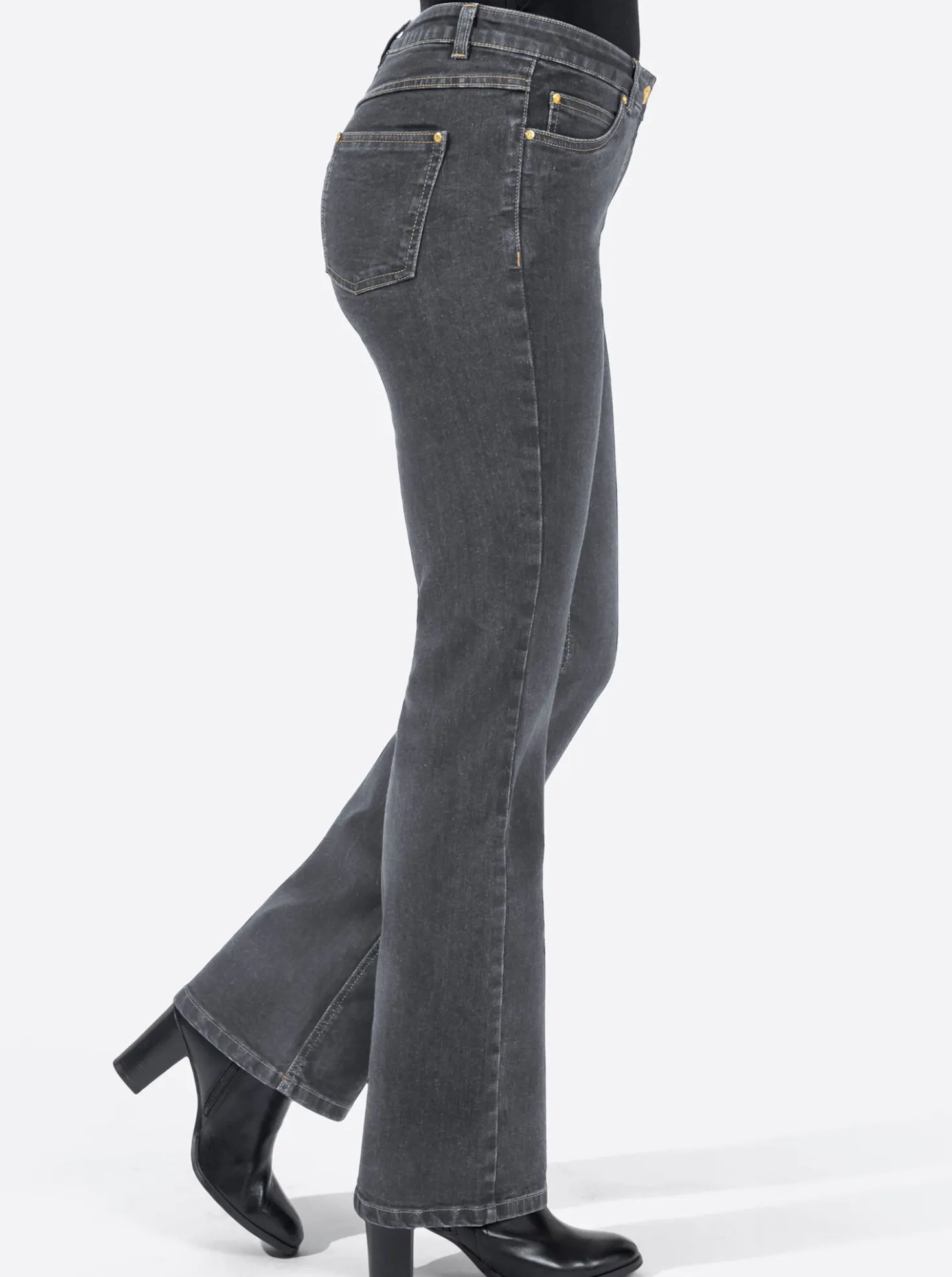 Bootcut-Jeans im 5-Pocket-Stil