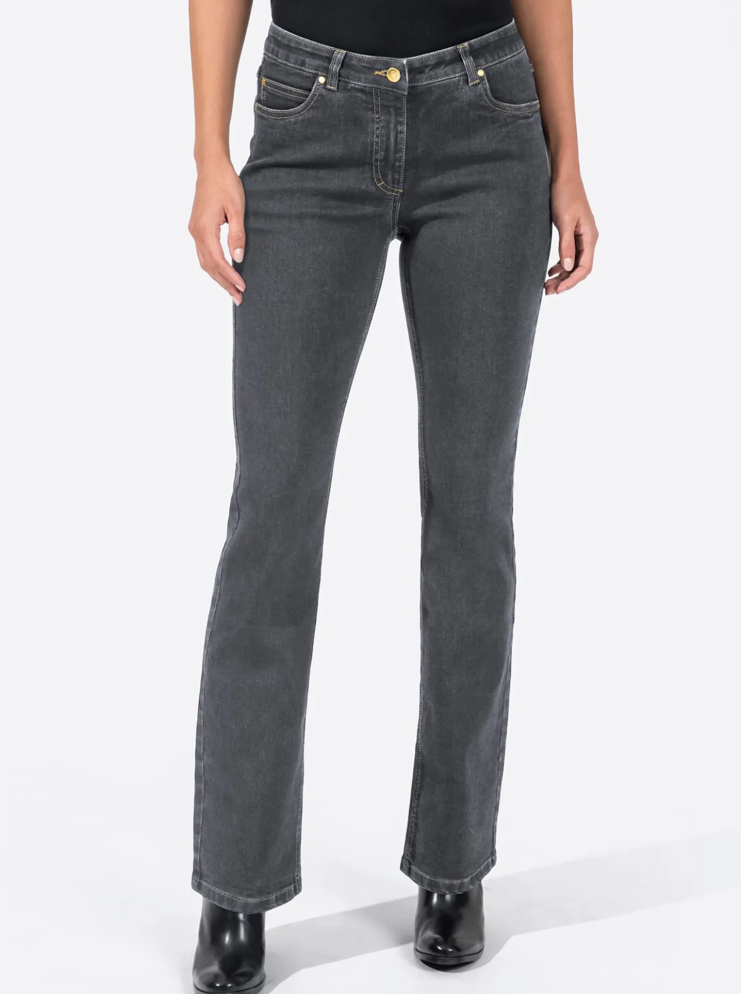 Bootcut-Jeans im 5-Pocket-Stil