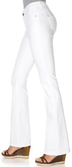 Bootcut-Jeans mit Bauchweg-Effekt