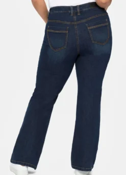 Bootcut-Jeans mit innen regulierbarer Bundweite