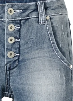 Boyfriend-Jeans in 5-Pocket-Style