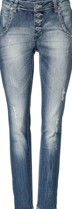 Boyfriend-Jeans in 5-Pocket-Style