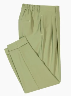 Bundfaltenhose mit fixiertem Saum