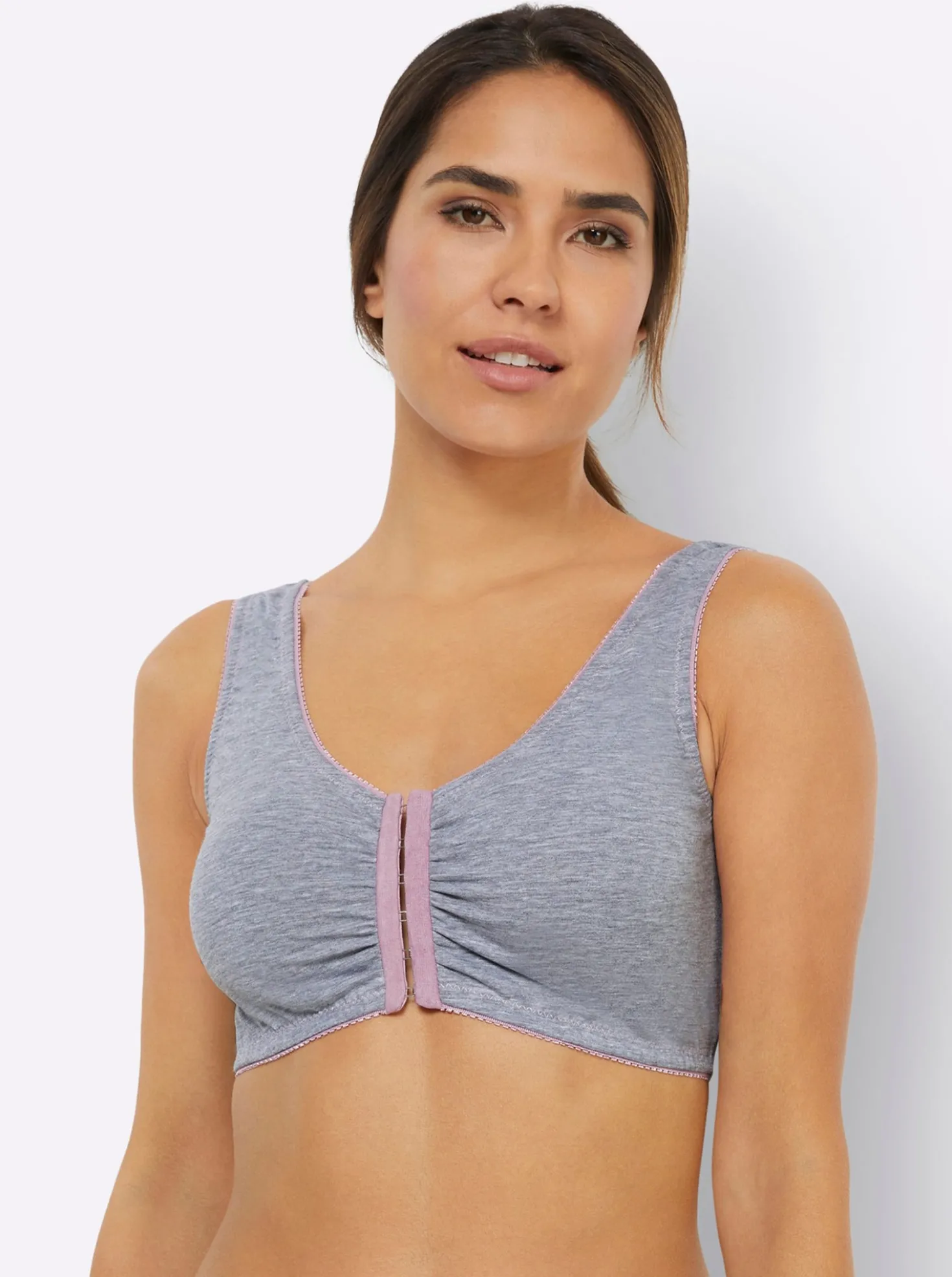 Bustier mit Vorderverschluss