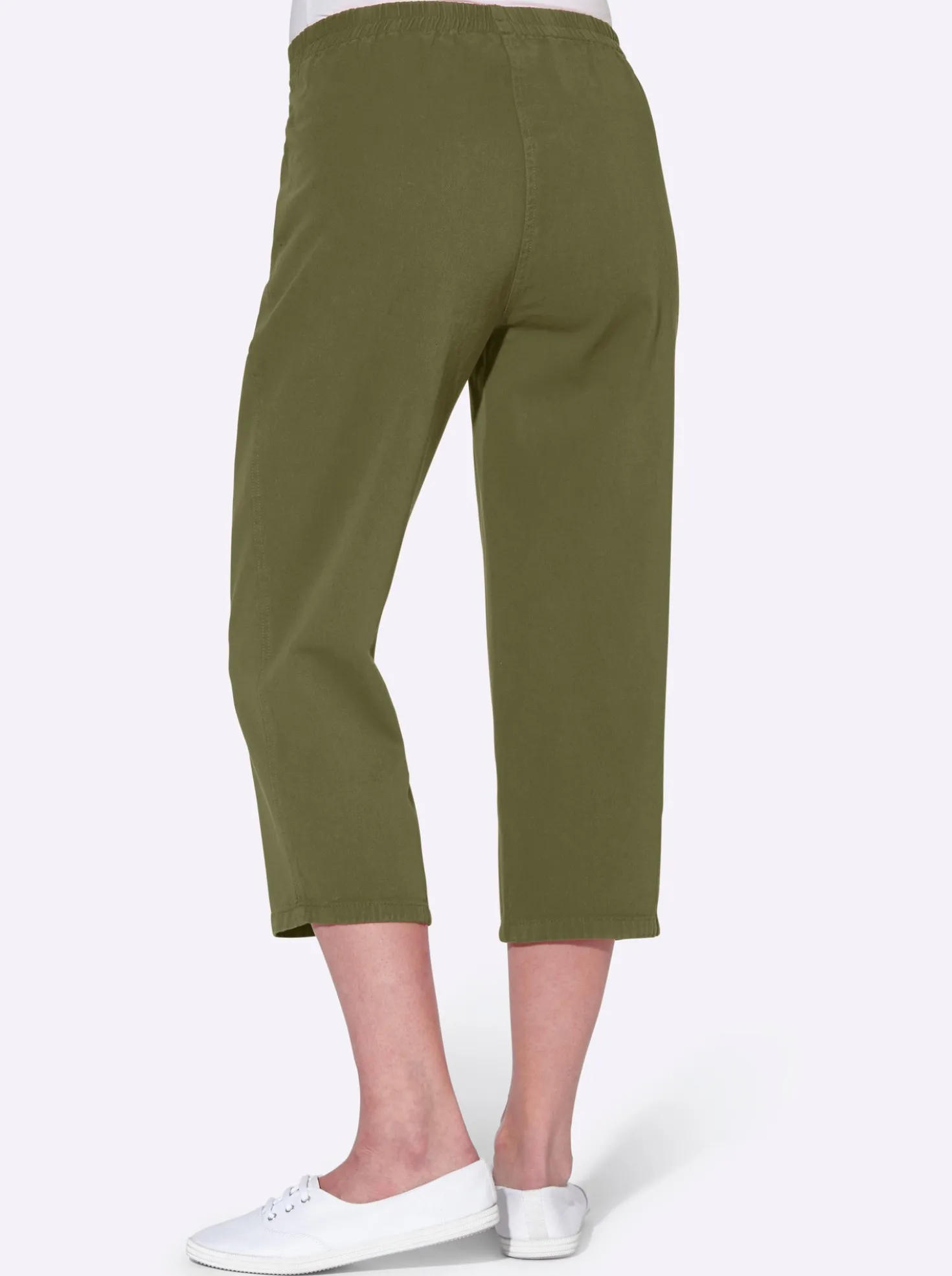 Caprihose aus reiner Baumwolle