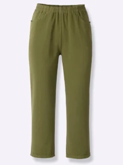 Caprihose aus reiner Baumwolle