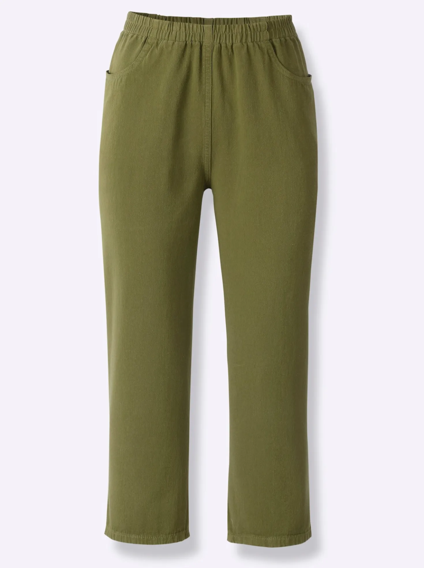 Caprihose aus reiner Baumwolle
