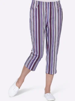 Caprihose aus reiner Baumwolle