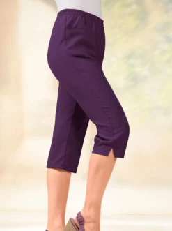 Caprihose mit Bügelfalte