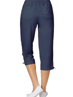 Caprihose mit Gummizug am Beinabschluss