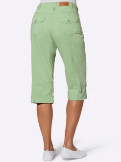Caprihose mit verstellbarem Bund