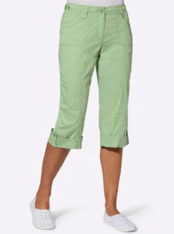 Caprihose mit verstellbarem Bund