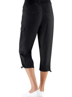 Caprihose mit weitenverstellbarem Saum