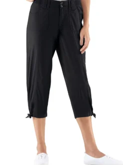 Caprihose mit weitenverstellbarem Saum